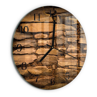 Round wall clock Stones