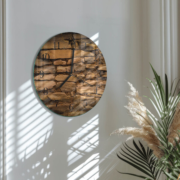 Round wall clock Stones