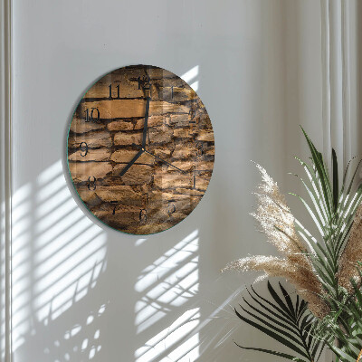 Round wall clock Stones