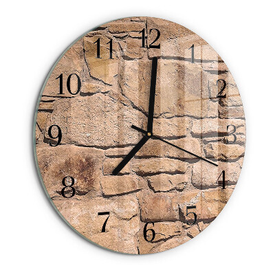 Round wall clock Stones