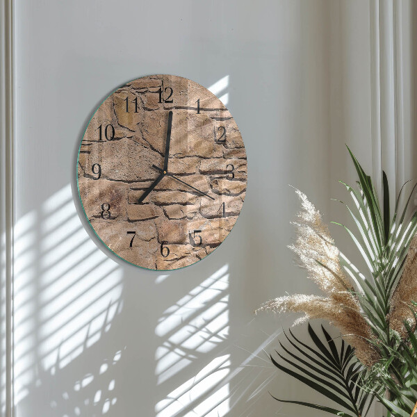 Round wall clock Stones