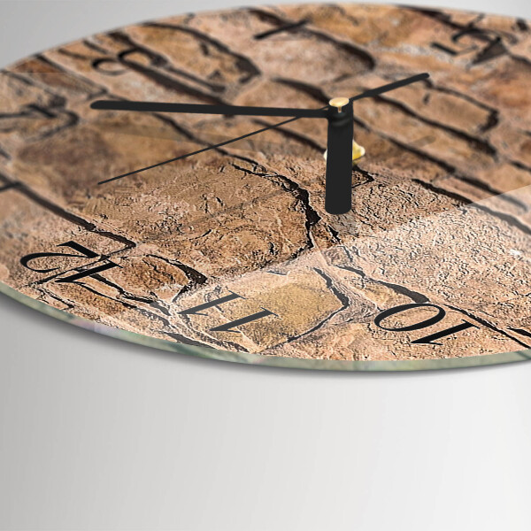 Round wall clock Stones