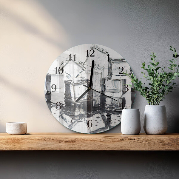 Round wall clock Ice