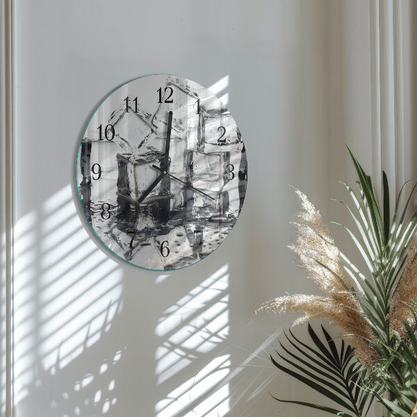 Round wall clock Ice