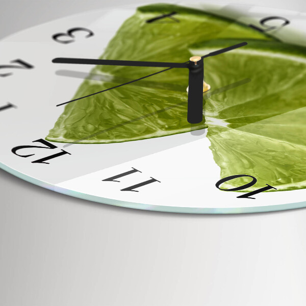 Round wall clock Calcium carbonate