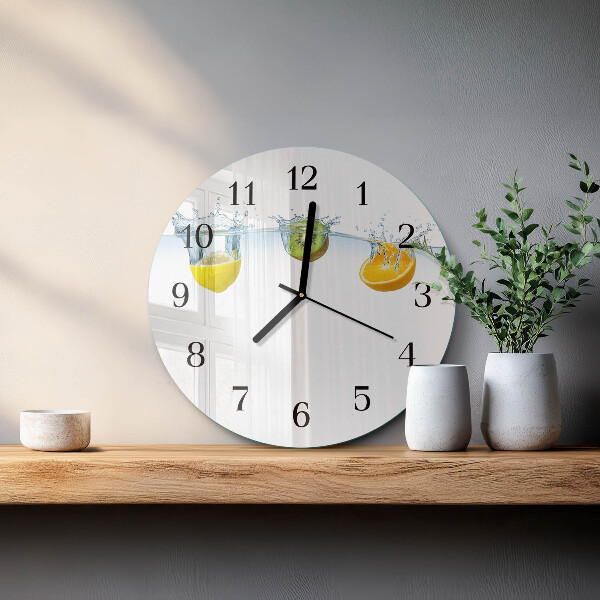 Round wall clock Kiwi