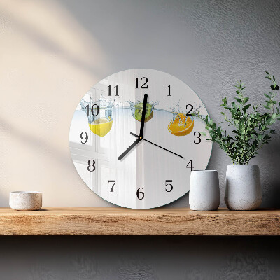 Round wall clock Kiwi