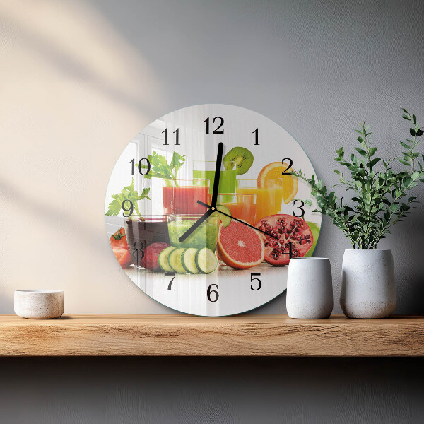 Round wall clock Juices
