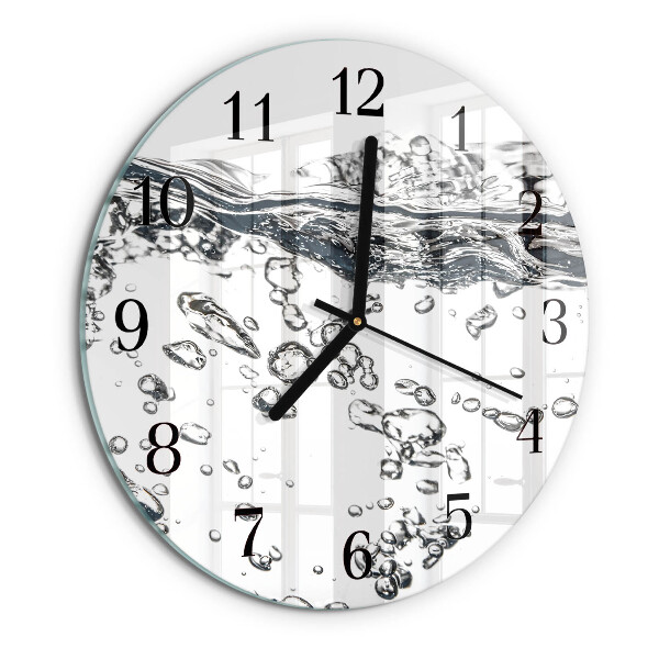 Round wall clock Water