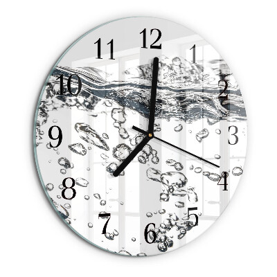Round wall clock Water