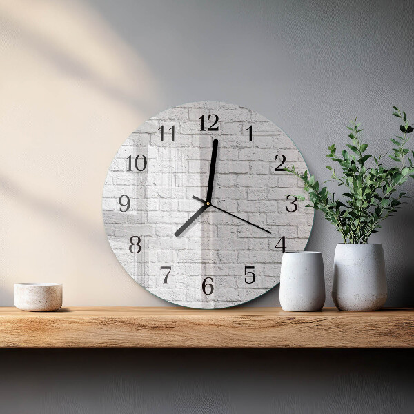 Round wall clock Brick