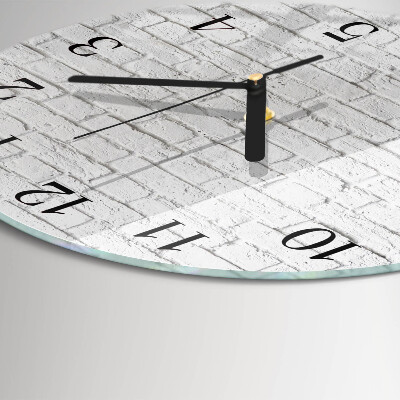 Round wall clock Brick