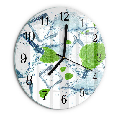 Round wall clock Ice Mint