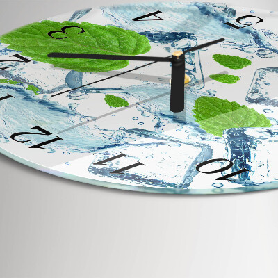 Round wall clock Ice Mint
