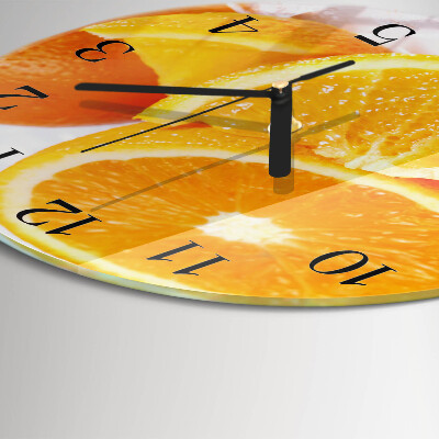 Round wall clock Oranges