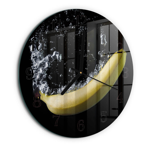 Round wall clock Banana