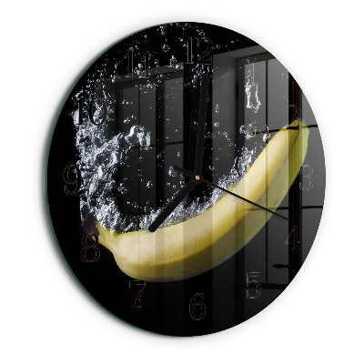Round wall clock Banana