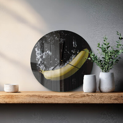 Round wall clock Banana