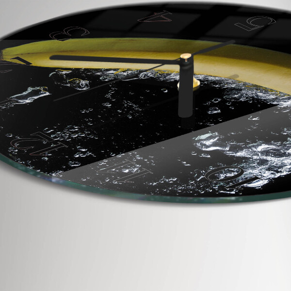 Round wall clock Banana
