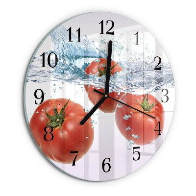 Round wall clock Tomatoes