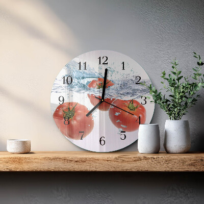 Round wall clock Tomatoes