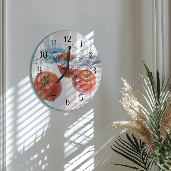 Round wall clock Tomatoes