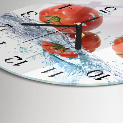 Round wall clock Tomatoes