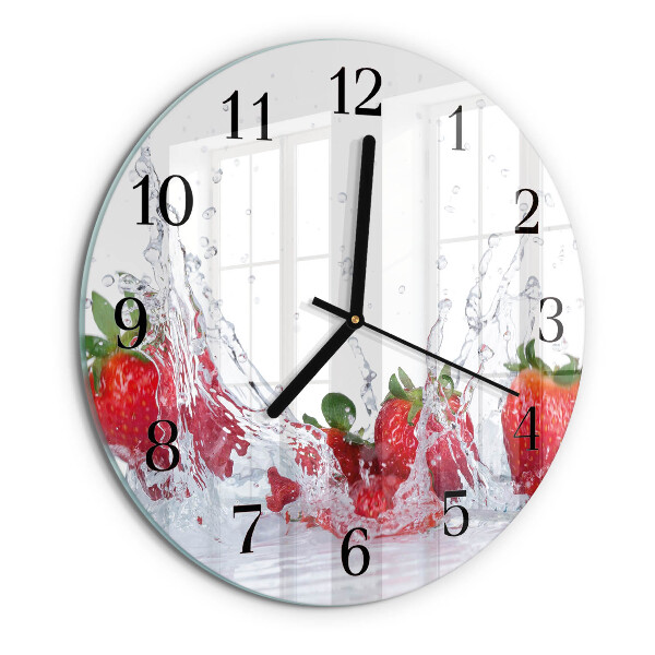 Round wall clock Strawberry