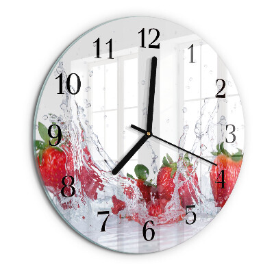 Round wall clock Strawberry