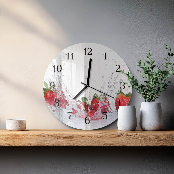 Round wall clock Strawberry