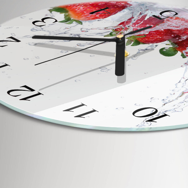 Round wall clock Strawberry