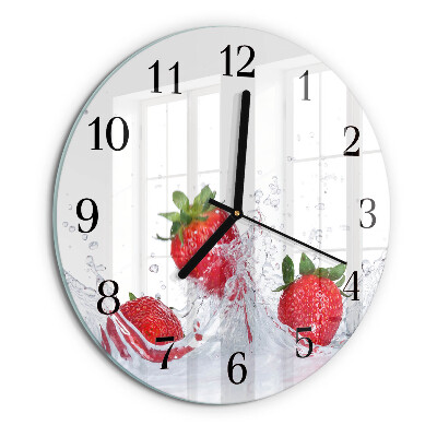 Round wall clock Strawberry