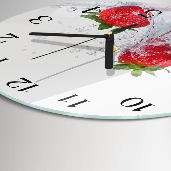Round wall clock Strawberry