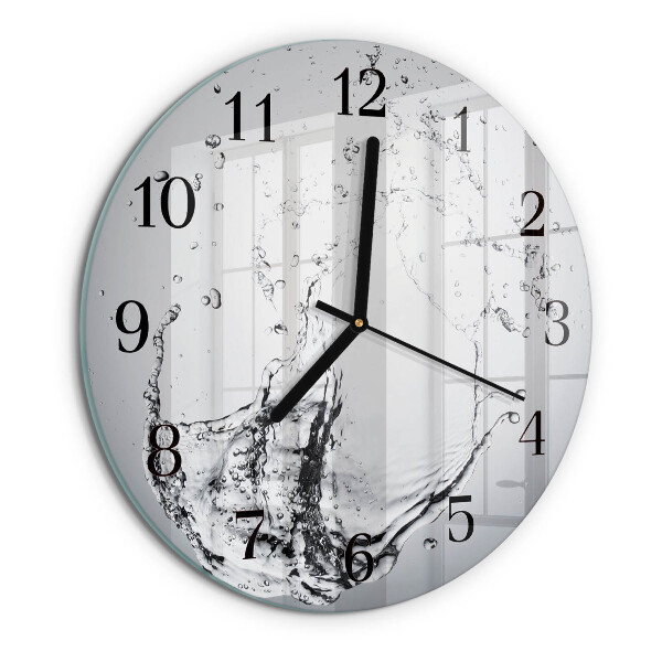 Round wall clock Water