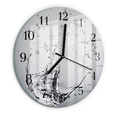 Round wall clock Water