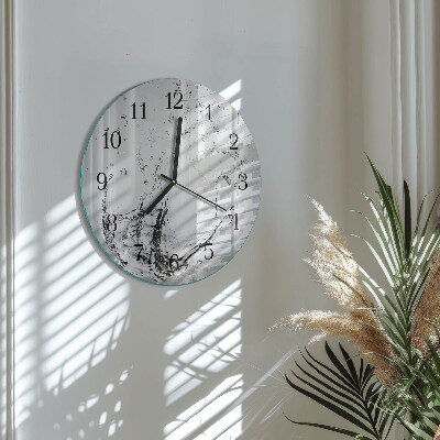 Round wall clock Water