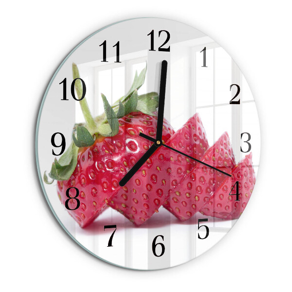 Round wall clock Strawberry