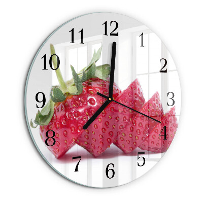 Round wall clock Strawberry