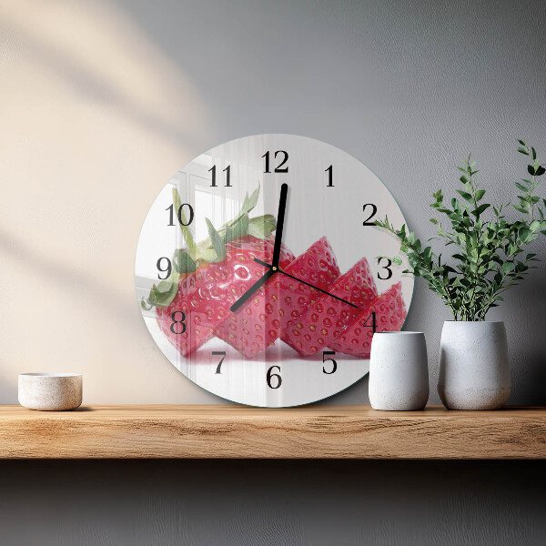 Round wall clock Strawberry