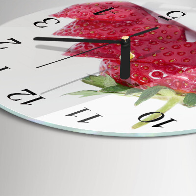 Round wall clock Strawberry