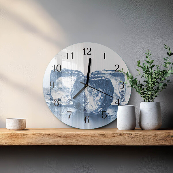 Round wall clock Ice