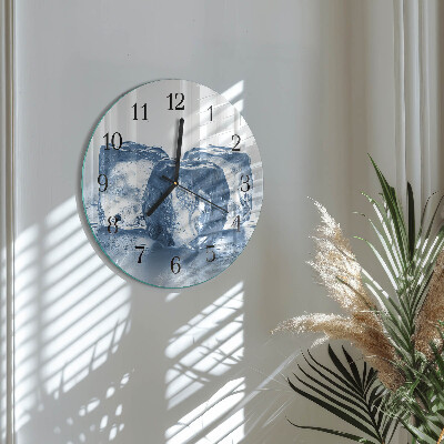 Round wall clock Ice