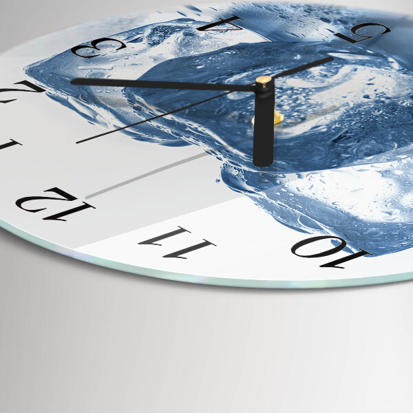 Round wall clock Ice