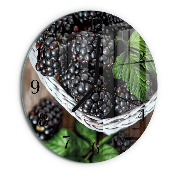 Round wall clock Blackberries