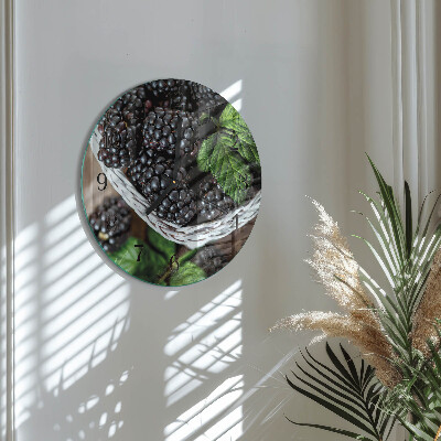 Round wall clock Blackberries