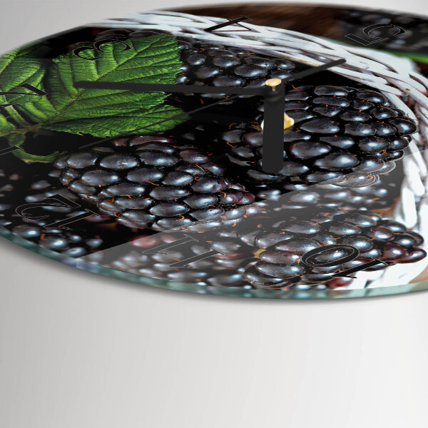 Round wall clock Blackberries