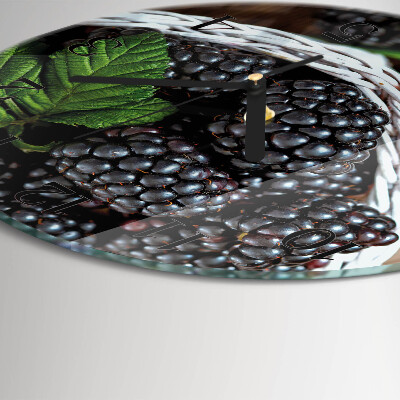 Round wall clock Blackberries