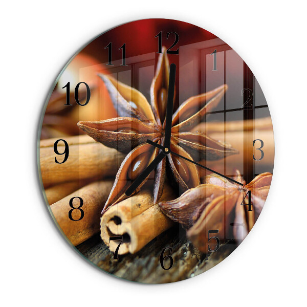 Round wall clock Anise Cinnamon