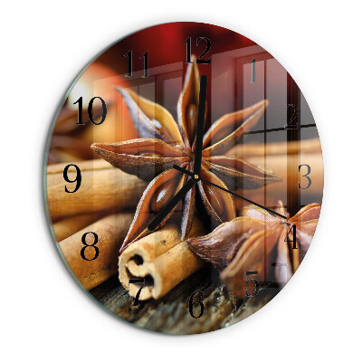 Round wall clock Anise Cinnamon