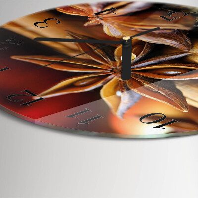 Round wall clock Anise Cinnamon